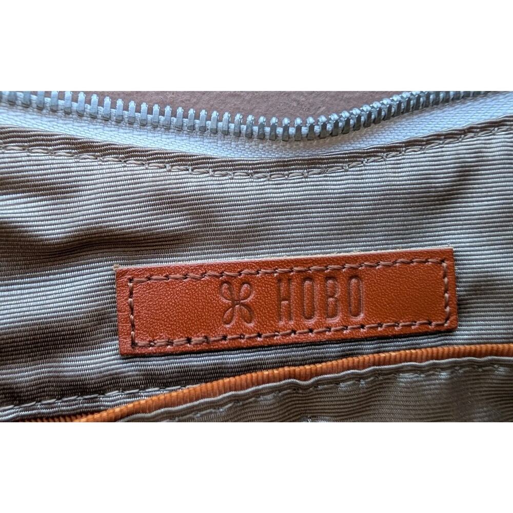 Hobo Brand Adjustable Crossbody Or Shoulder Bag 100% Animal Print Suede Leather - Picture 8 of 12